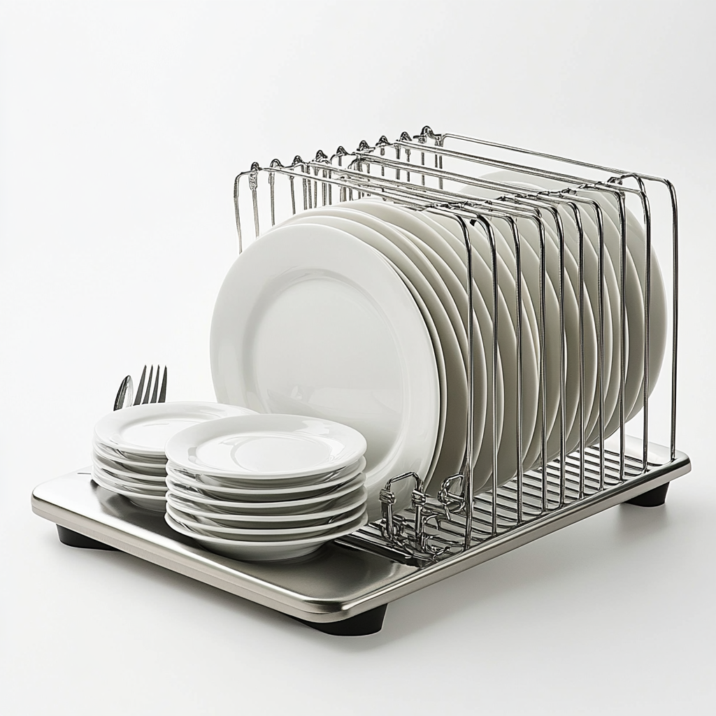 Kfpwz Expandable Stainless Steel Dish Rack