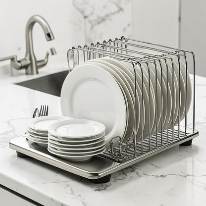Kfpwz Expandable Stainless Steel Dish Rack