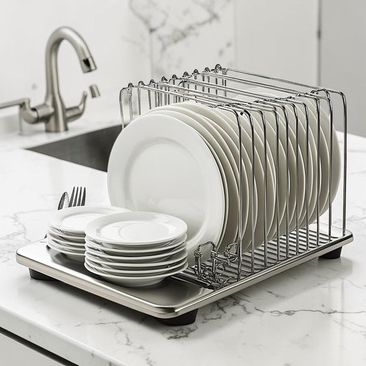 Kfpwz Expandable Stainless Steel Dish Rack
