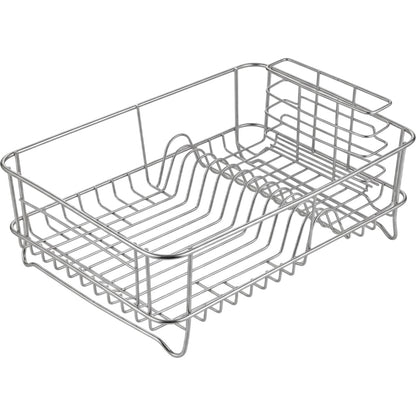 Kfpwz Stainless Sink Drying Rack Silver 16 in