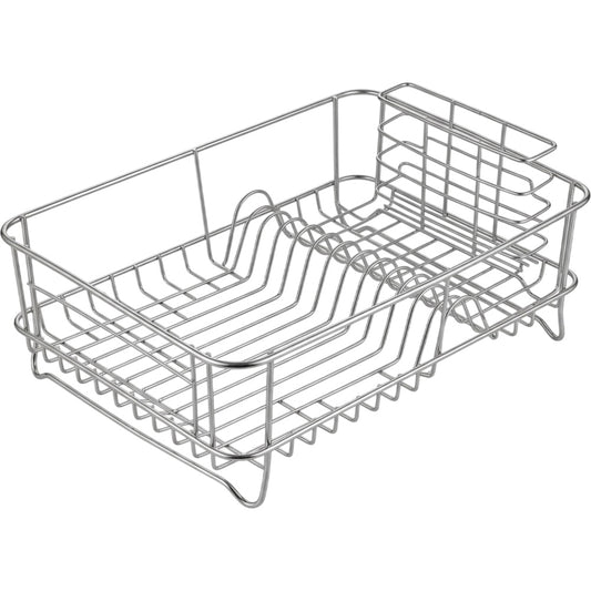 Kfpwz Stainless Sink Drying Rack Silver 16 in